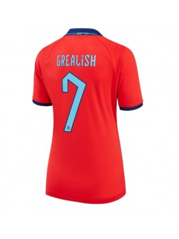 Ženski Nogometna dresi replika Anglija Jack Grealish #7 Gostujoči SP 2022 Kratek rokav